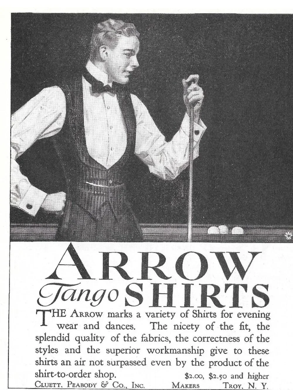J.C. Leyendecker - Arrow Shirt Ads - Charles Beach - Early 20th-Century.